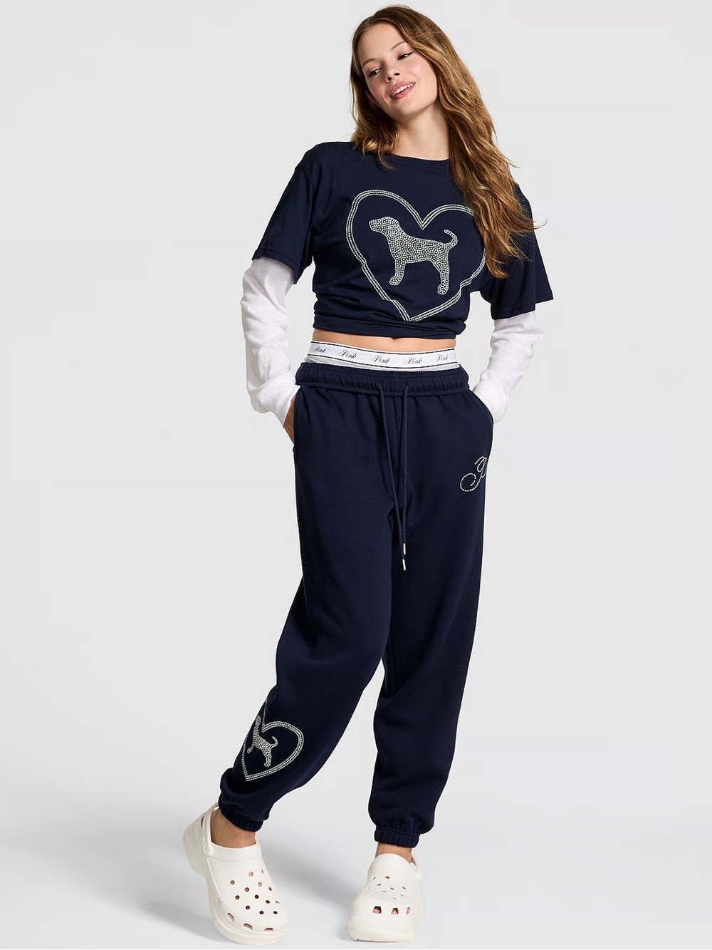 NWT PINK Campus Fleece™ Sweatpants